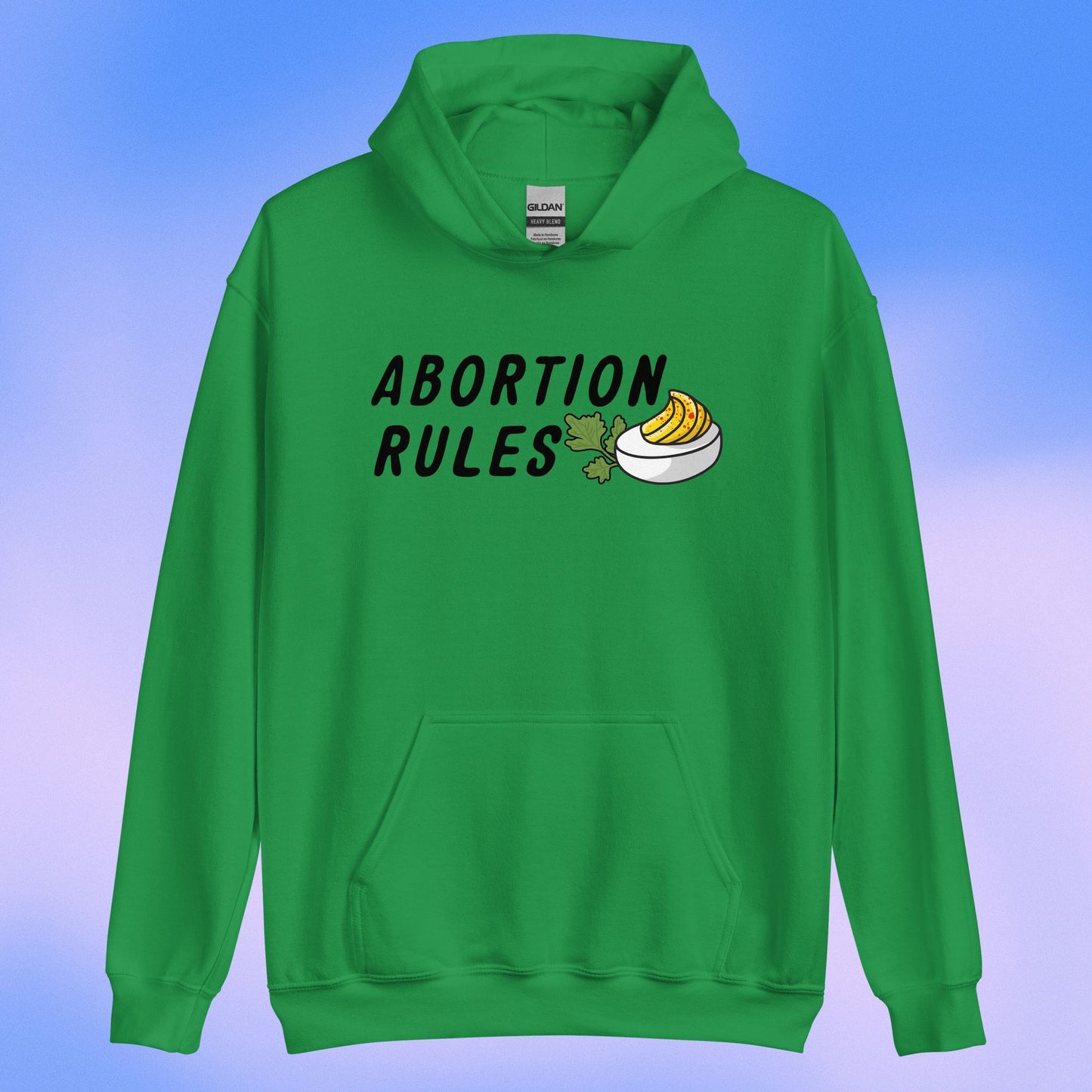 Abortion Rules Deviled Egg Crewneck Hoodie