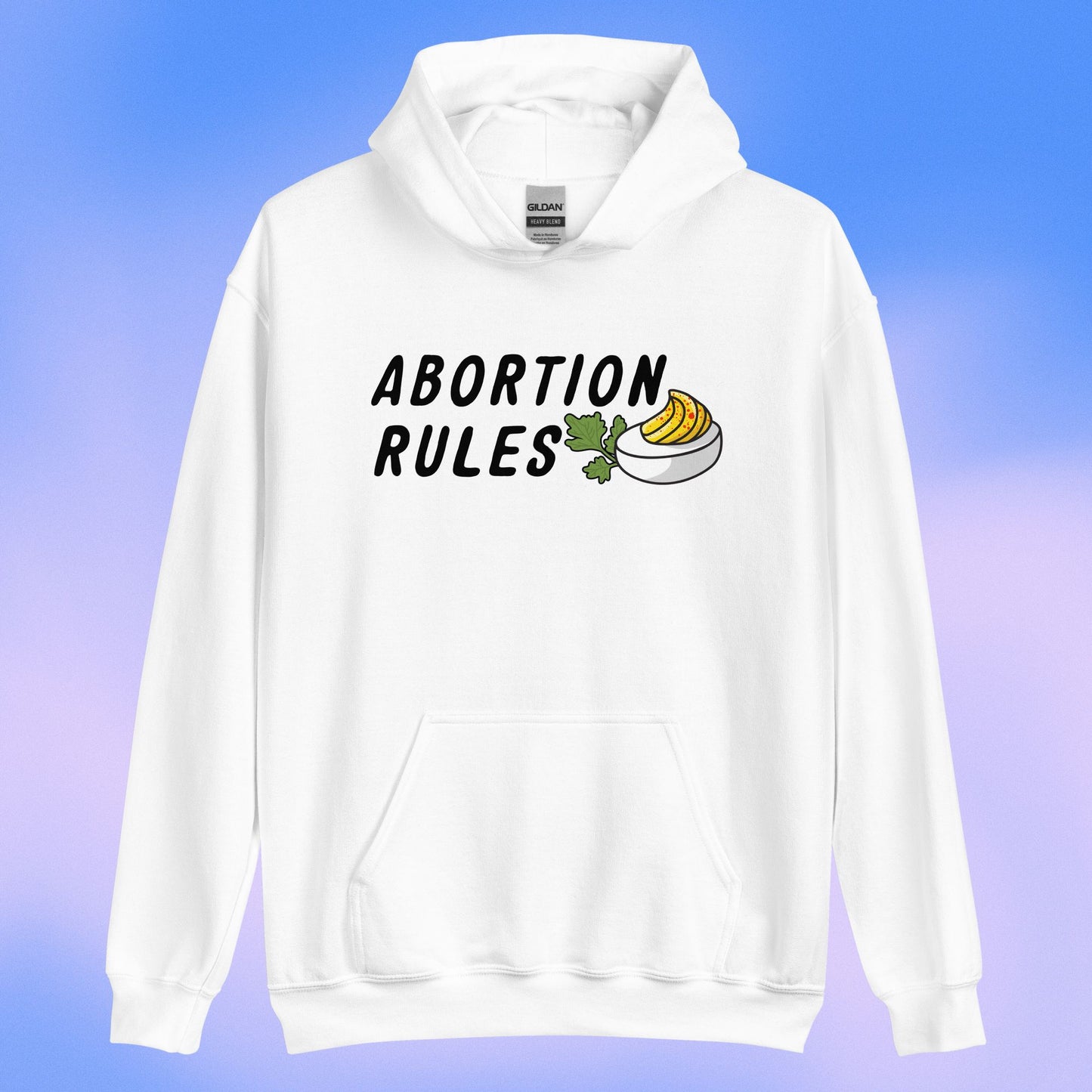 Abortion Rules Deviled Egg Crewneck Hoodie