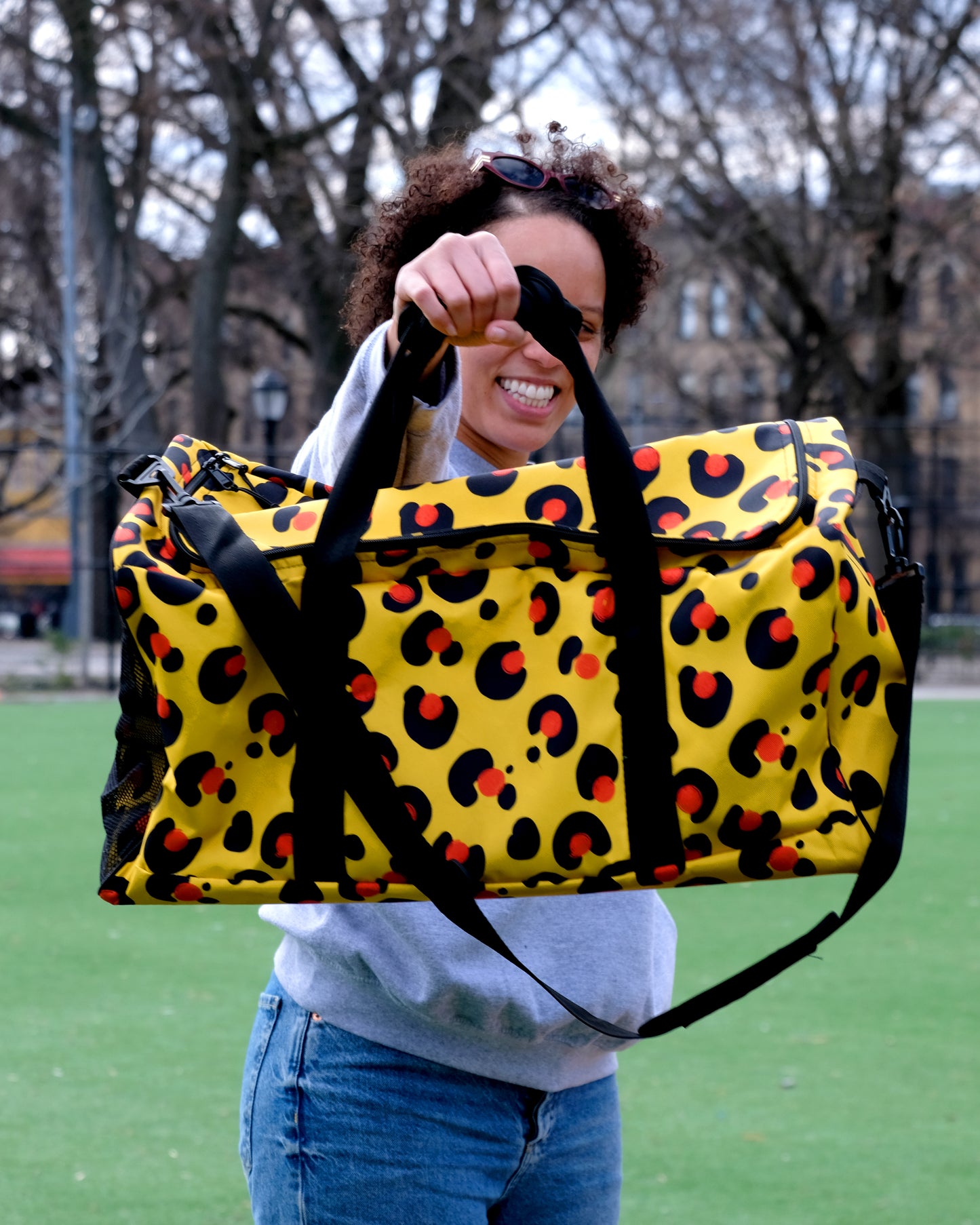 Leopard Print Duffle bag
