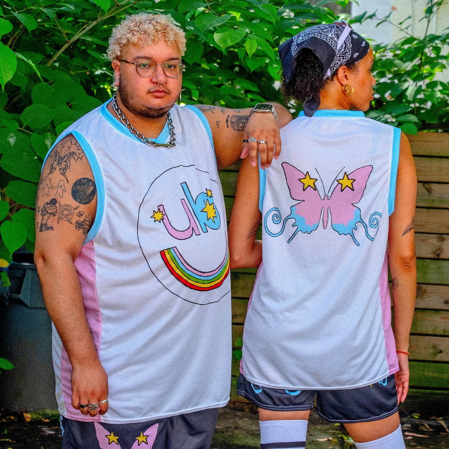 UB x SOFTPRINTS Logo Basketball Jersey