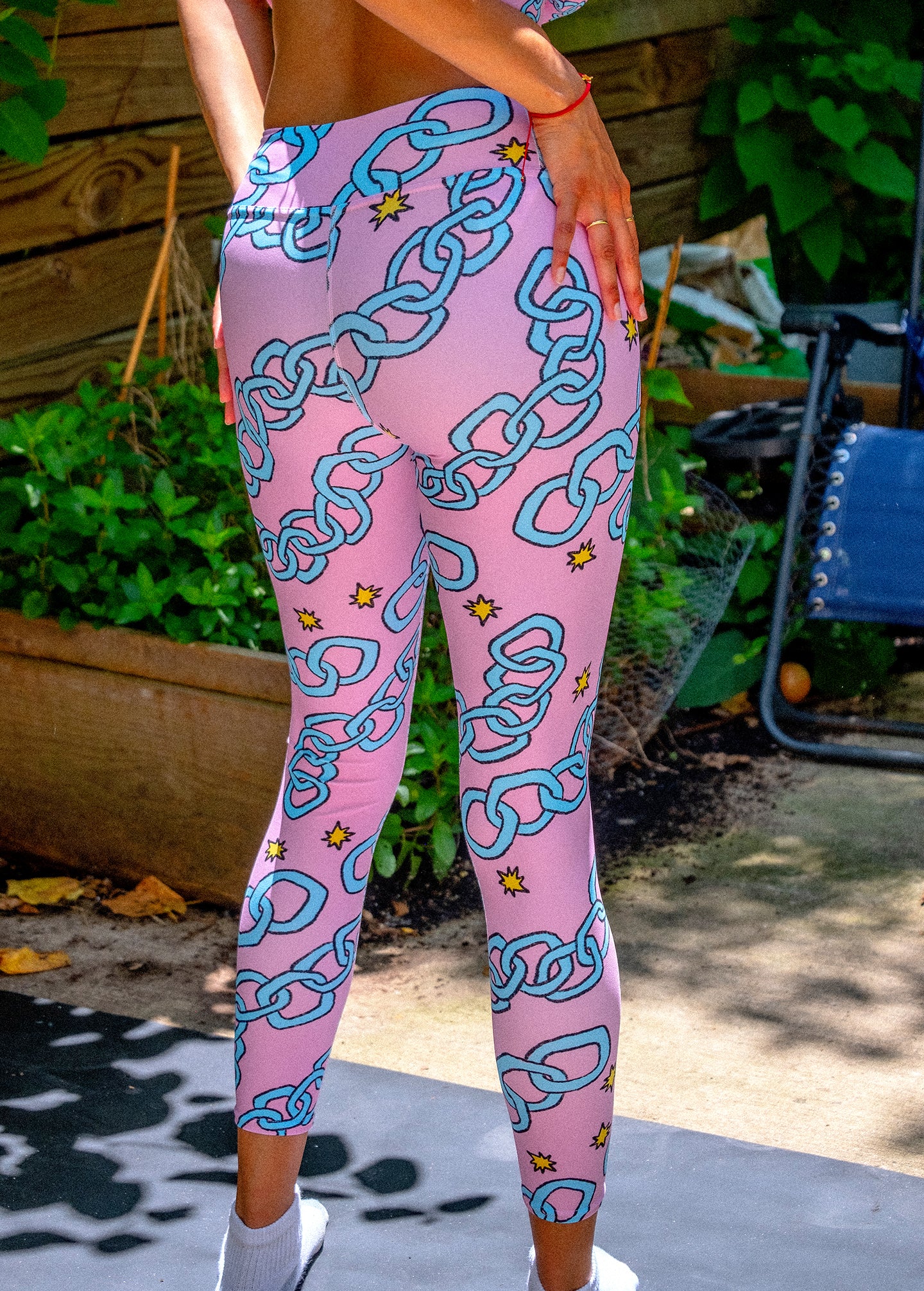 UB x SOFTPRINTS Chain Leggings (XS-XL)
