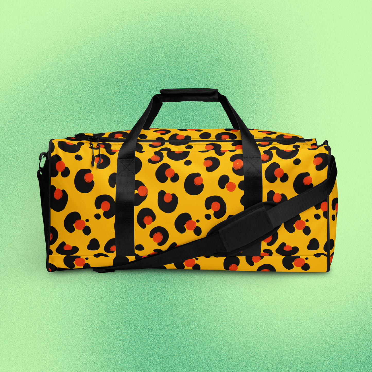 Leopard Print Duffle bag