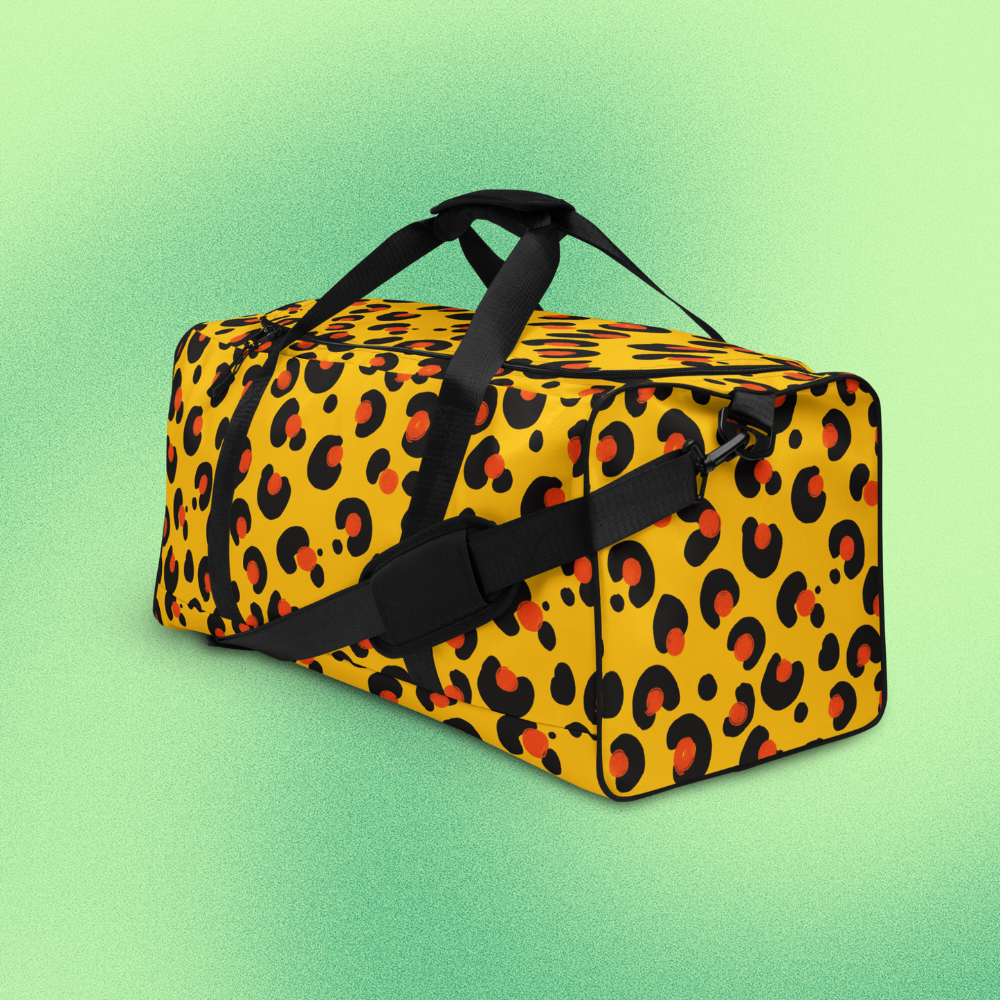 Leopard Print Duffle bag