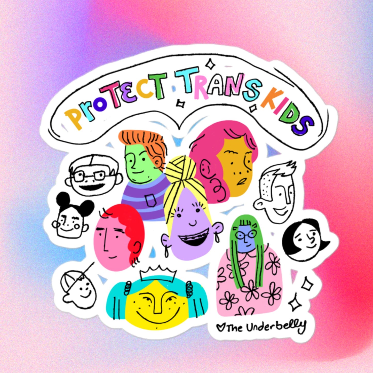 Protect Trans Kids Sticker