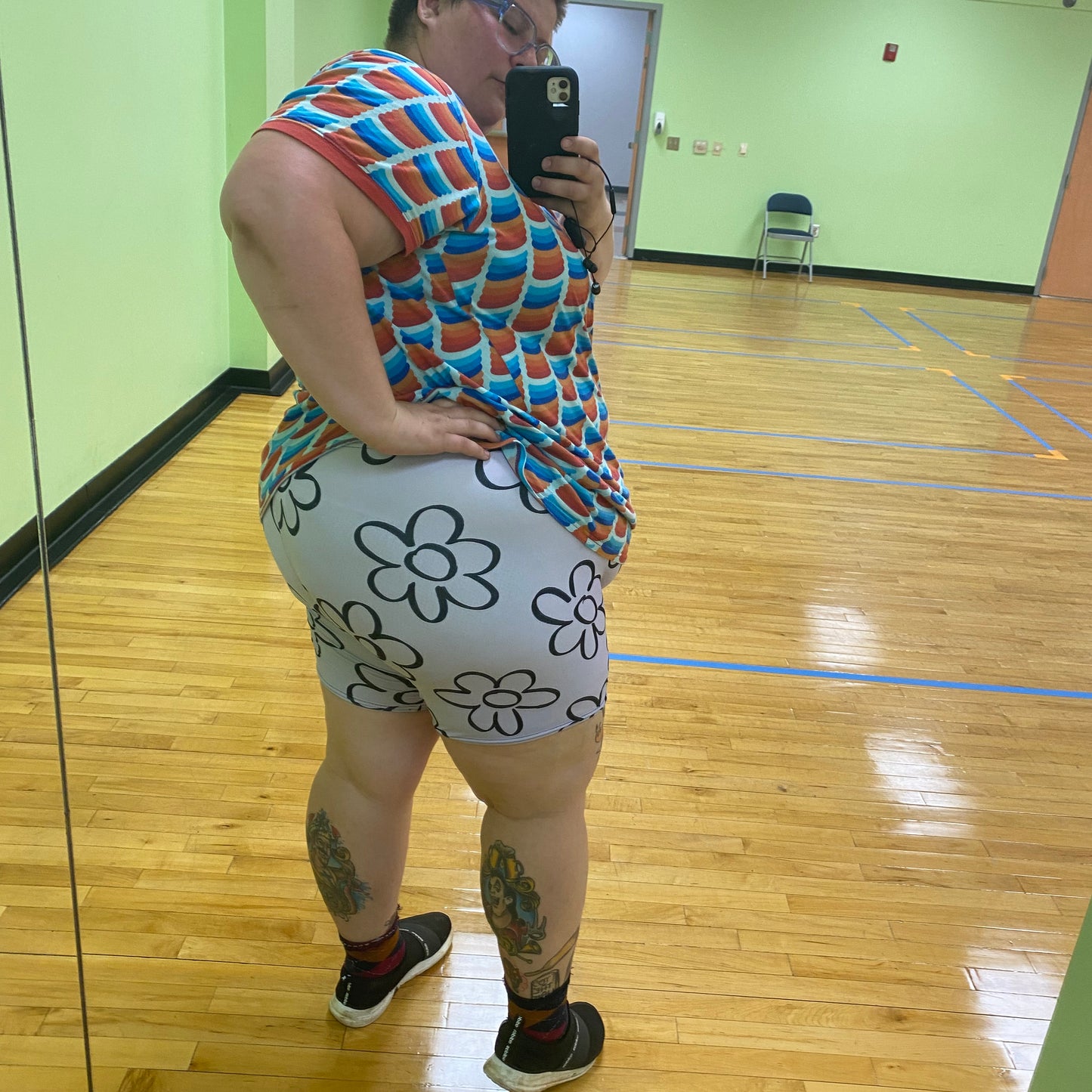 90s Daisy Bike Shorts - SHOP @ THE UNDERBELLY