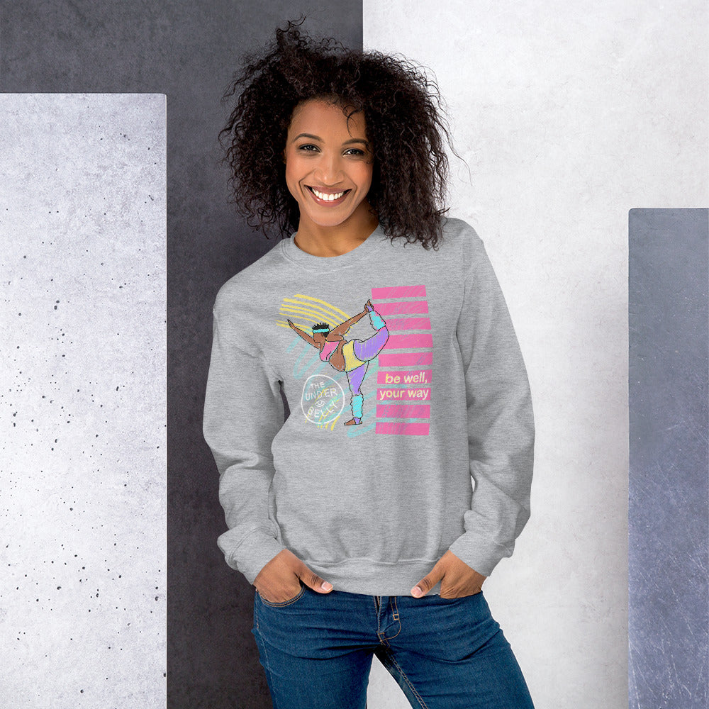 80s Jessercize Crewneck Sweatshirt - The Underbelly Sweatin' To the Oldies