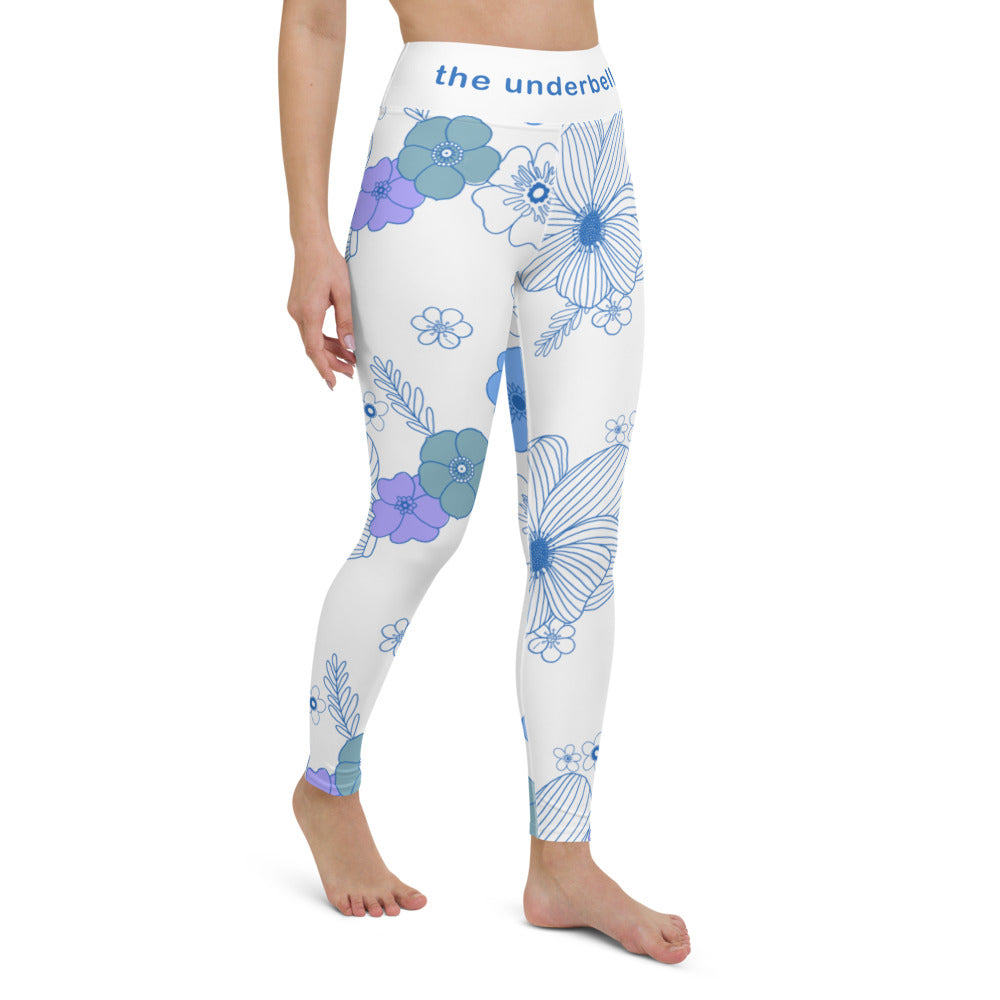 Blue Bloom Leggings (XS-XL Sizes) - SHOP @ THE UNDERBELLY