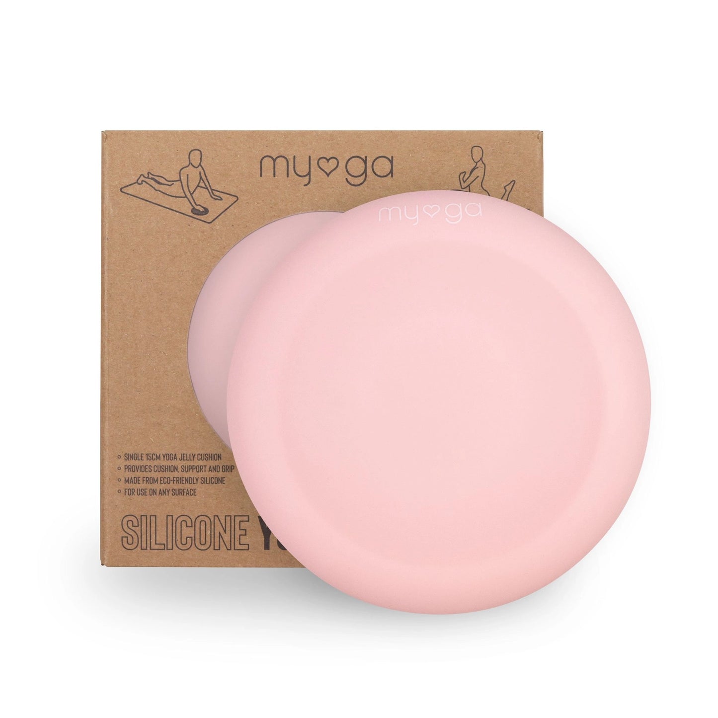 Myga Yoga Support Pad - Non-Slip Silicone Support Pad for Knees